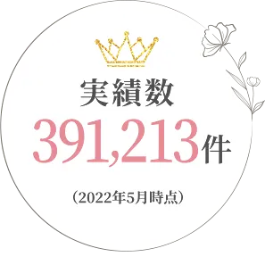 実績数391,213件(2022年5月時点)